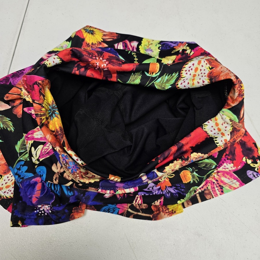 Dona Jo Size M Botanic Floral Print Tennis Running Skirt Skort Liner Athletic 17 - Picture 9 of 9